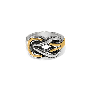 Interlok Harmony Ring • Silver & Gold