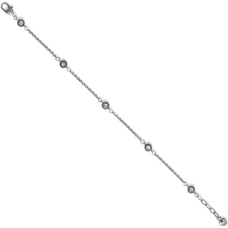 Twinkle Crystal Anklet • Silver