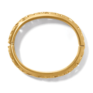 Contempo Medium Hinged Bangle • Gold