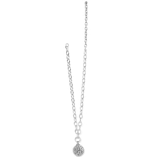Contempo Medallion Charm Necklace • Silver