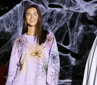 QOS Spiderweb Sweatshirt • Lavender