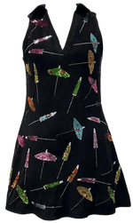 Terry Cocktail Dress • Black
