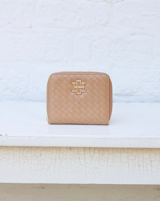 Blakely Wallet • Woven Tan