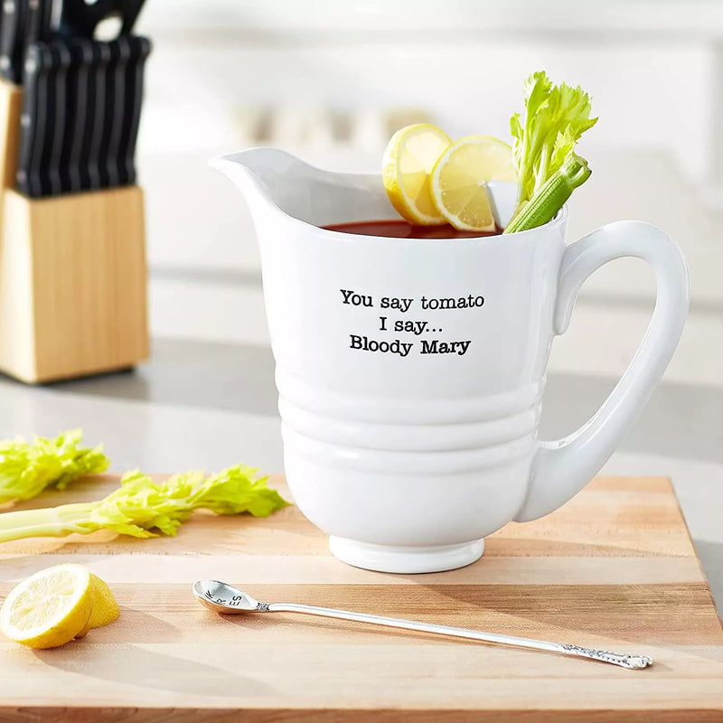 Bloody Mary Recipe Pitcher Set