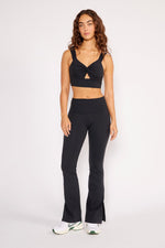 Molly Twist Front Top • Black