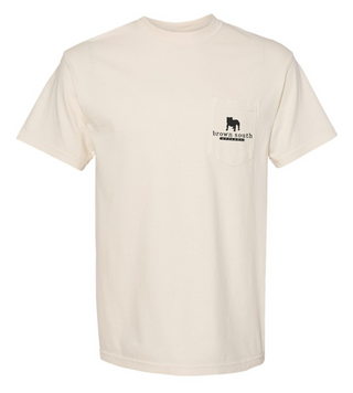 Between The Hedges Serious Business Pocket Tee • Ivory