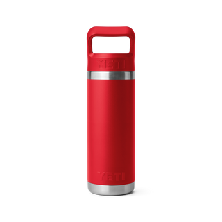 Rambler® 18oz Straw Bottle + Color-Match Cap • Rescue Red
