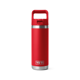 Rambler® 18oz Straw Bottle + Color-Match Cap • Rescue Red