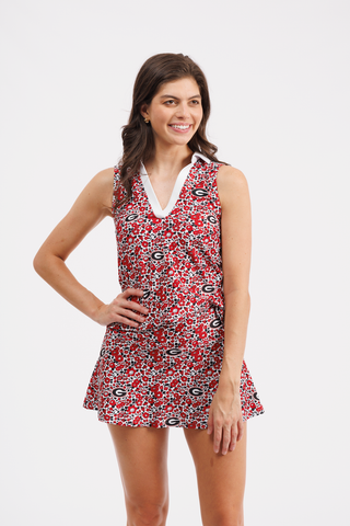 The Reese Skort - Georgia Poppies