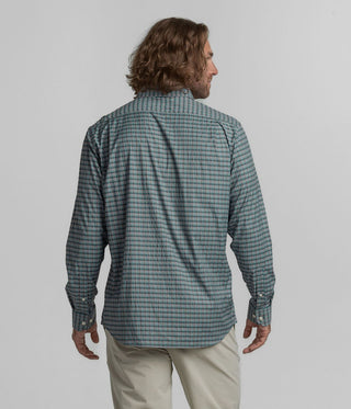 Bennett Plaid Dress Shirt • Bayou Teal