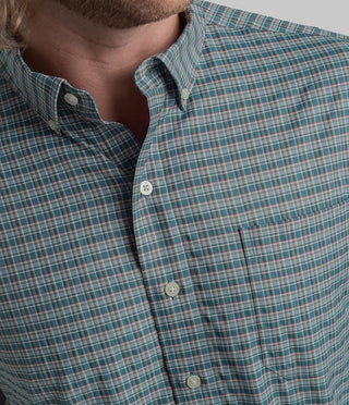 Bennett Plaid Dress Shirt • Bayou Teal