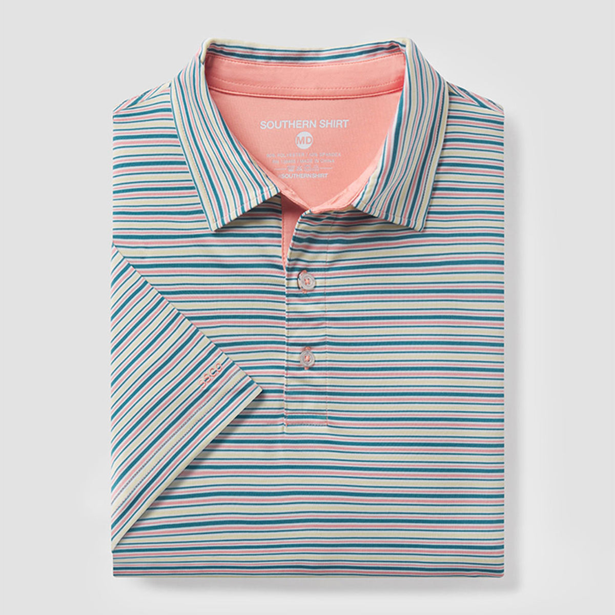 Youth Sawgrass Stripe Polo • Biscay Bay