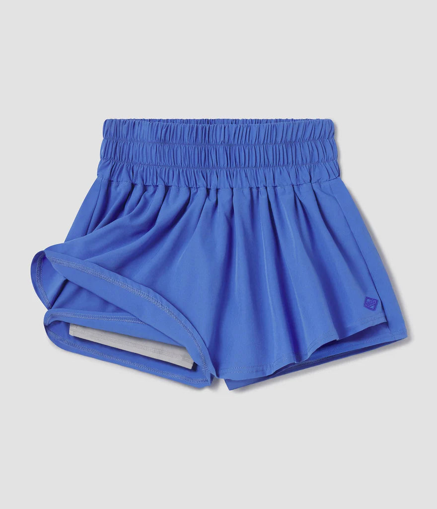 Womens Hybrid Performance Skort • Baja Blue