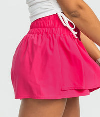 Womens Hybrid Performance Skort • Drangonfruit