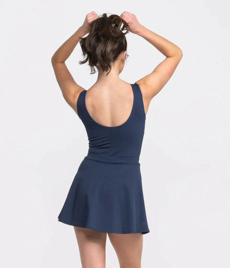 Lined Performance Dress • Classic Navy