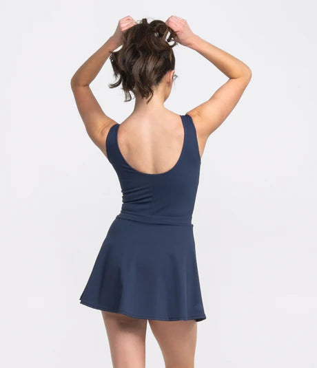Lined Performance Dress • Classic Navy