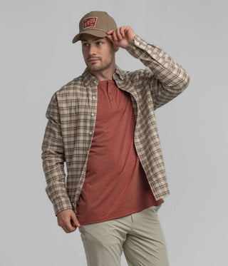 Ripstop 5 Panel Snapback - Chinchilla