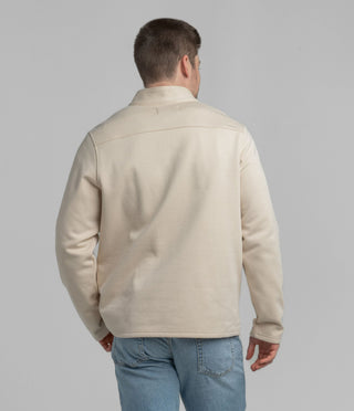 Fleece Essential Qtr Zip - Canvas