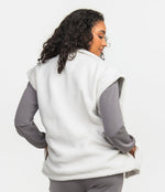 Reversible Fleece Vest • Stone