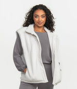 Reversible Fleece Vest • Stone