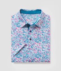 Barrier Reef Printed Polo • Barrier Reef