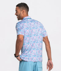 Barrier Reef Printed Polo • Barrier Reef