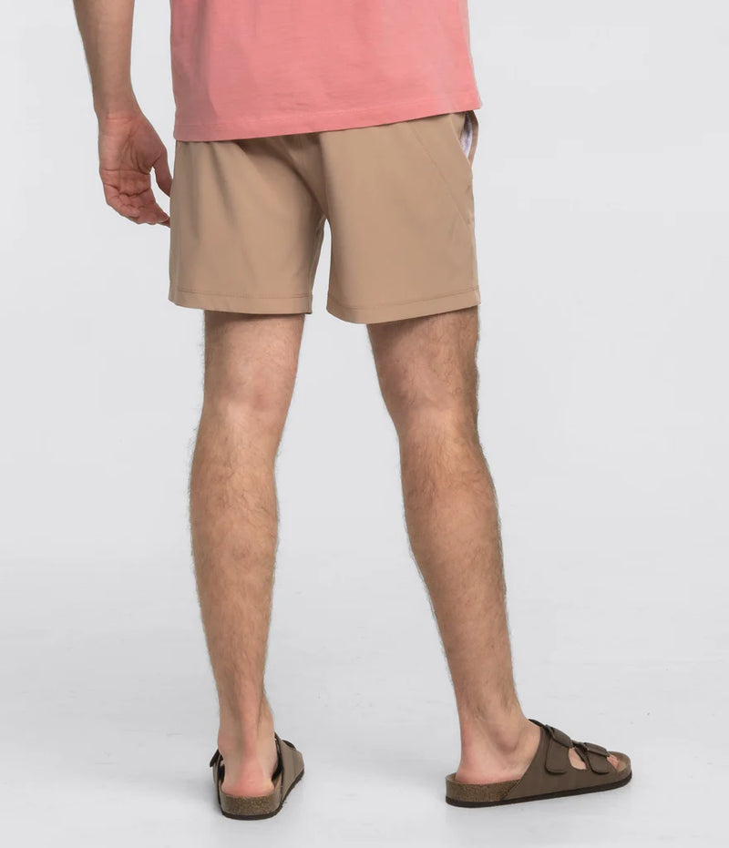 Everyday Hybrid Shorts • Almond