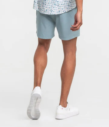 Everyday Hybrid Shorts • Stone Blue