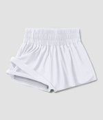 Womens Hybrid Performance Skort • Bright White