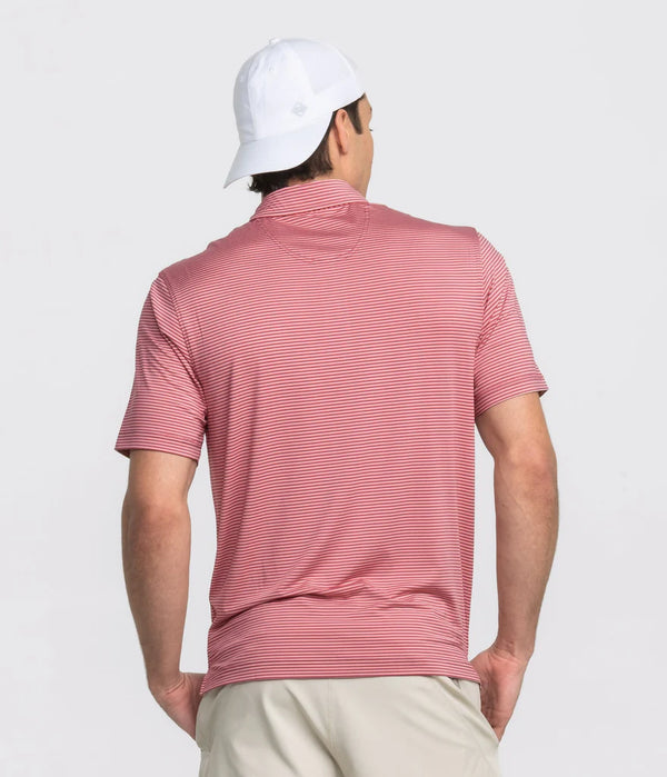 Largo Stripe Polo • Pink Nectar