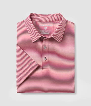 Largo Stripe Polo • Pink Nectar