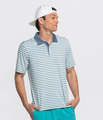 Somerset Stripe Polo • Off Course