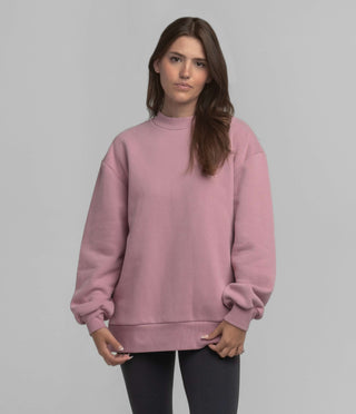 Happy Thoughts Puff Print Sweatshirt - Lilas
