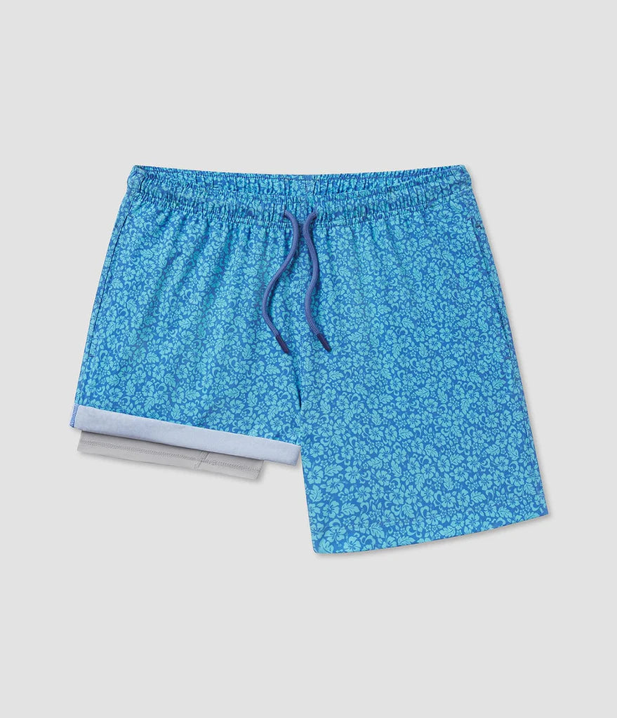 Swim Shorts • Blue Blooms