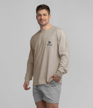 Camo Flight LS Tee - Taupe