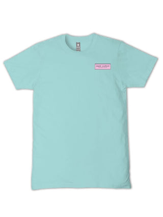 Books & Bows Social Club Tee • Aqua