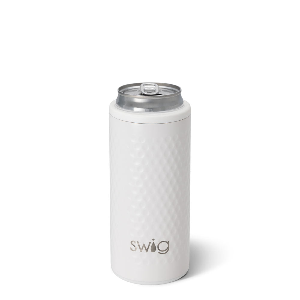 SWIG {FIREWORKS} Skinny Insulated Stainless Steel Can Cooler (12 oz.)