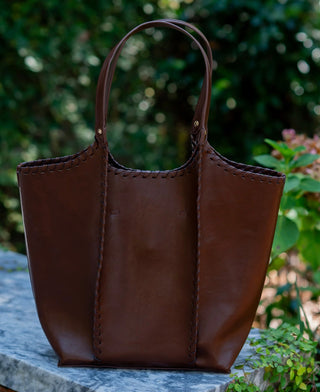 Emory Whipstitch Tote • D Chocolate