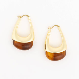 Talia Earrings • Tortoise