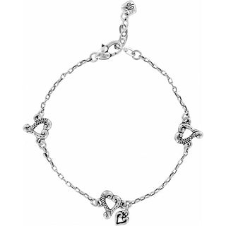 Tuscan Heart Anklet • Silver