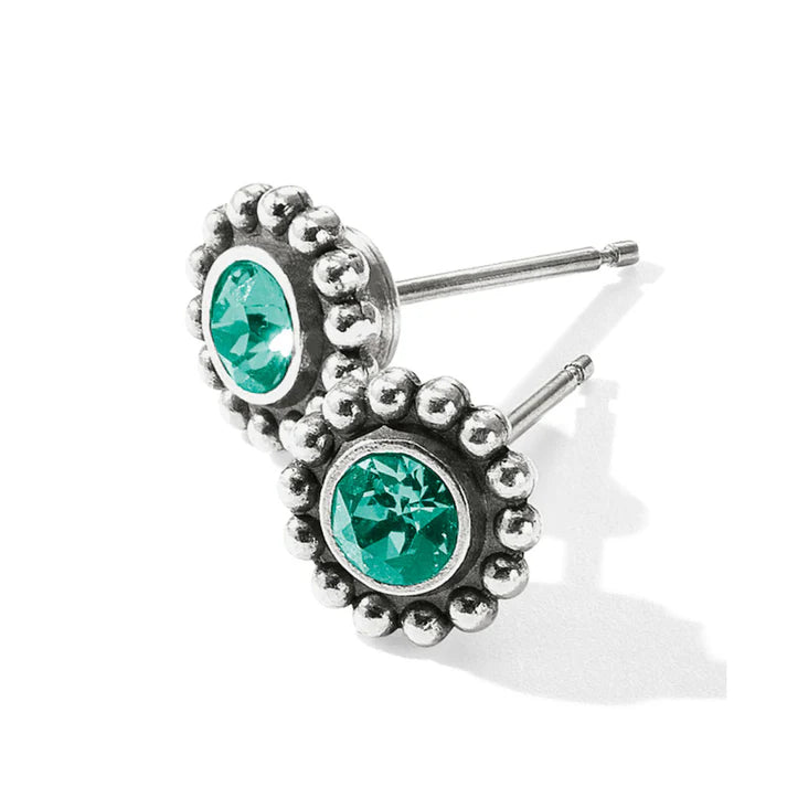 Twinkle Mini Post Earrings • Emerald