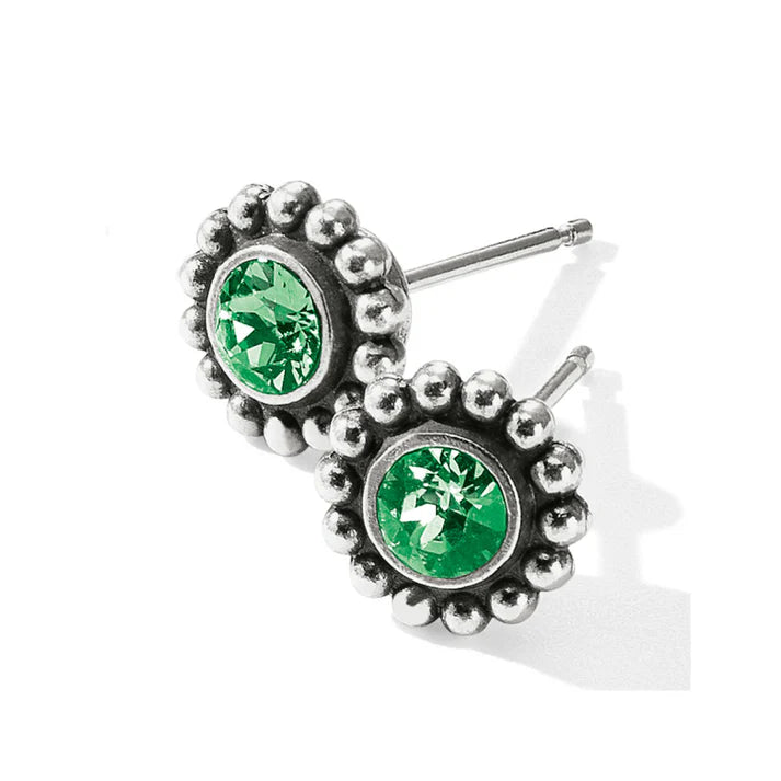 Twinkle Mini Post Earrings • Peridot