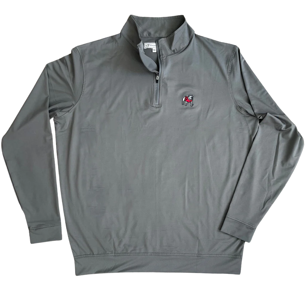 Standing Dawg 1/4 Zip Performance Pullover • Grey