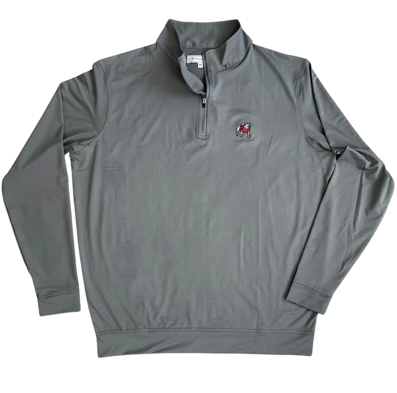 Standing Dawg 1/4 Zip Performance Pullover • Grey