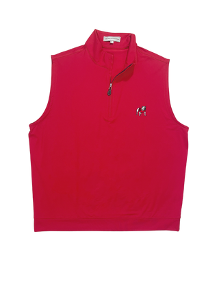 Standing Dawg 1/4 Zip Performance Vest • Red