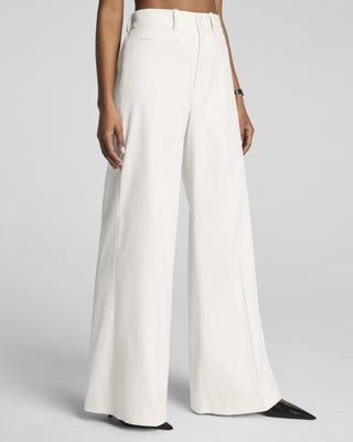 Spanxsupersmooth™ Easybreezy 360 Cotton Linen Super Wide Leg Pant • Ivory