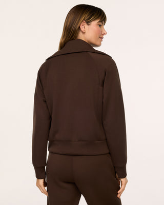 Spanx® Half Zip • Umber Root