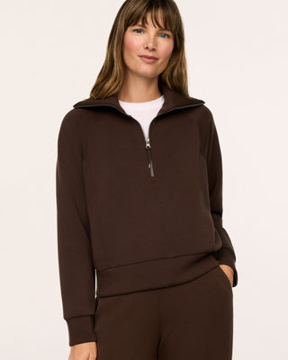 Spanx® Half Zip • Umber Root