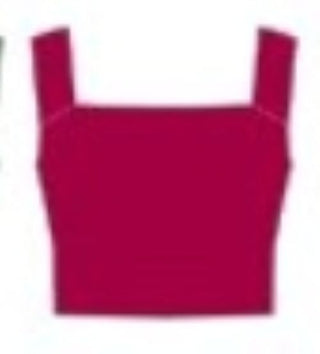 Spanx® Get Moving Cropped Square Neck Shelf Tank