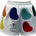 QOS Fuzzy Ghost Shorts • White